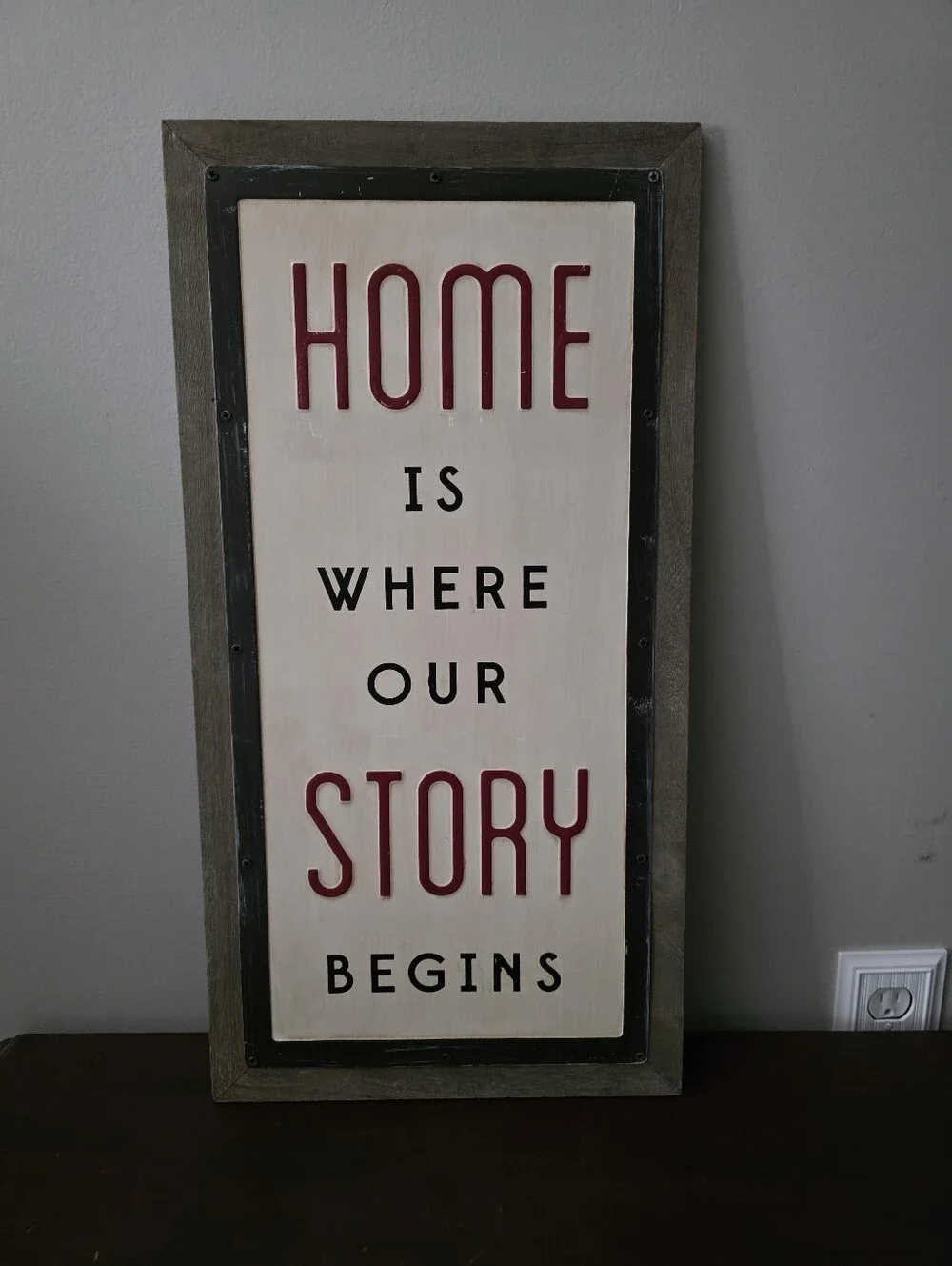 12 x 24 Metal and Wood